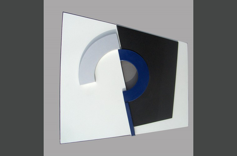 Relieve   serie azul  MDF   30 x 30 cm