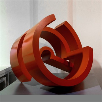 Circular escultura. Metal55x36-2014